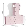 Pink Polka Dot Portable Flower Box Gift Box DIY Handmade Floral Arrangement Storage Box - Polka Dot Pink / 10 Pieces Pack