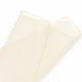 Beige sheer floral wrapping mesh stiff organza net for Korean style bouquet packaging SKU. - Pack of 5 / Off White
