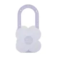 Helllila blumenfoermige Papiertuete Geschenktasche mit Bogen fuer Blumenstraussverpackung. - 2 Stk./Packung / Hellviolett