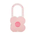 Rosa blumenformige geschenkbox mit griff, ideal fur blumenverpackung und praktische geschenke. - 2 Stk./Packung / Pfirsichrosa