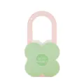 Clover flower gift box with pink handle, perfect packaging for bouquets and floral arrangements. - 2 Pcs/Pack / Light Green