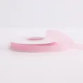 Light pink 1cm solid color organza ribbon for floral gift packaging and handmade DIY craft bows. - Deep Pink