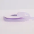 Light purple sheer organza ribbon, 1cm wide solid color ribbon for gift wrapping, DIY bows. - Purple