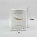 White round gift box flower box for bouquet packaging and rose arrangement 16x13cm - Pearl White Small (Pack of 2) / 2 Pieces/Pack (13x16cm)