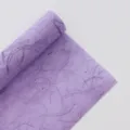 Purple textured fiber wrapping paper for floral bouquets and gifts, premium handmade look. - Hemp Silk Paper / 50x70cm (5 Sheets/Pack) / Light Purple