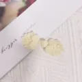 Handmade Chinese style fabric pan kou frog button, elegant floral embroidery DIY sewing craft. - Beige Pearl Chinese Frog Button