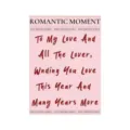Carta da regalo rosa per fiori con testo inglese romantico per bellissimi bouquet. - Stile B 10 Fogli/Confezione (36*50cm)