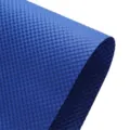 Blue textured floral wrapping paper DIY craft material sheet for gift packaging design - 10 Sheets; 53*53cm / Klein Blue