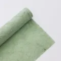 Light green natural hemp fiber wrapping paper for floral bouquets and gifts, premium. - Hemp Silk Paper / 50x70cm (5 Sheets/Pack) / Mint Green