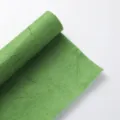 Green natural hemp fiber paper roll for floral bouquet and gift wrapping, eco-friendly solid. - Hemp Silk Paper / 50x70cm (5 Sheets/Pack) / Army Green