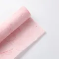 Pink natural hemp silk paper for flower bouquet wrapping, elegant floral art packing material. - Hemp Silk Paper / 50x70cm (5 Sheets/Pack) / Light Pink