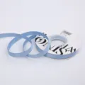 Light blue satin ribbon roll for gift wrapping, floral bouquet decoration and DIY crafts. - 1.0cm / Light Blue