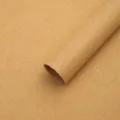 Craft floral wrapping paper textured handmade gift paper roll brown aesthetic packaging - Light Brown (50*58cm) / Pack of 5