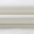 White corduroy striped floral wrapping paper for DIY bouquets, elegant gift packaging material. - 53cm x 4 Yards / Coconut White