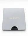 Klassische Moissanit Ohrringe Geschenkschachtel, edle S925 Silber Stecker Verpackung, Luxus Design. - Geschenkbox Inbegriffen
