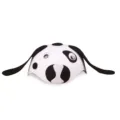 Lindo sombrero de animal cachorro para niños, tocado de disfraz de fieltro negro y blanco. - Dálmata