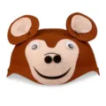 Bonito sombrero de fieltro de animal de dibujos animados para niños fiesta disfraz - Mono