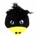 Sombrero de animal de dibujos animados para niños lindo pájaro negro pollo tocado disfraz de fiesta - Cuervo
