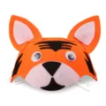 Máscara de fieltro de tigre lindo para niños tocado animal accesorios de fiesta - Tigre