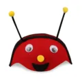Sombrero de disfraz de animal de dibujos animados para niños fieltro rojo insecto accesorio - Abeja - A