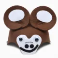 Sombrero fieltro animal dibujos animados infantil, simpático mono tocado para fiesta. - Mono - B