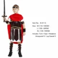 Παιδική Στολή Ρωμαίου πολεμιστή Σετ Halloween Cosplay με Κάπα και Αξεσουάρ - M / Ρωμαίος Πολεμιστής B-0113