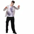 Halloween vampire costume 3D ghost cosplay outfit for men party stage performance apparel - M / Adult Style (M-0143)