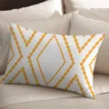 Geometrischer wellenförmiger Lendenkissenbezug im Böhmischen Stil für Inneneinrichtung. - Pfirsichhaut Samt Kissenbezug(50x30cm) / BZ06720-1