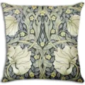Vintage floral throw pillow cover with classic art botanical pattern for sofa home decor - Short Plush Cushion Cover (Without Core) 45*45cm / BZ2026821-1