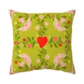 Bohemian vintage floral cartoon dove print linen pillow cover for home decor art. - Peach Skin Pillow Cover 45x45cm / BZ2026062-3