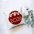 Funda de cojín de Año Nuevo 2026 funda de almohada decorativa festiva para sofá sala de estar - ZB20251003-6