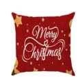 Christmas pillow cover festive decoration sofa cushion office nap pillow red plaid print - ZB20250820-7