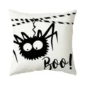 Funda de cojin de araña de Halloween blanca decorativa para sofa decoracion del hogar. - BZ267011-5