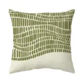Morandi gruene abstrakte geometrische Kissenhuelle skandinavische Sofa Kissenbezuege Deko - Muster 13 (ZB2026718-13)