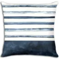 Funda de cojín con rayas de acuarela, funda de almohada de sofá moderna y minimalista. - BZ72026-14