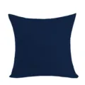 Nordic solid color throw pillow cover navy blue square cushion case for home decor 45x45cm - BZ20266277-1 / Single Sided Linen Pillow Cover 45x45cm