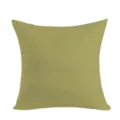 Nordic solid color pillowcase, Morandi olive green square cushion cover for home decor. - BZ20266277-5 / Single-Sided Linen Cushion Cover; Without Insert; 35*35cm