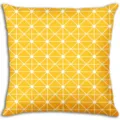 Nordic style yellow geometric grid pillowcase retro sofa cushion cover for home decor - Peach Skin Cushion Cover (Without Core) 45*45cm / Style 3