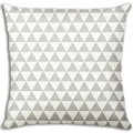 Funda de cojin con patron de triangulo geometrico nordico para sofa de sala suave y comodo. - Estilo 9