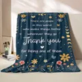 Coperta in pile morbida con citazione, plaid accogliente come regalo per amici e ogni stagione. - Coperta in flanella con stampa su un lato, 70x100 cm (230 g) / ZM20260522-3
