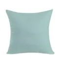 Light blue solid cushion cover, stylish Nordic square pillowcase for home and hotel decor. - BZ20266277-8 / Single-Sided Linen Cushion Cover; Without Insert; 35*35cm
