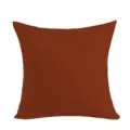 Solid color throw pillow cover rust brown decorative cushion case for living room sofa bed - BZ20266277-13 / Single-Sided Linen Cushion Cover; Without Insert; 35*35cm