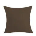 Dark brown throw pillow cover, solid color Nordic style cushion case for home decor. - BZ20266277-18 / Single-Sided Linen Cushion Cover; Without Insert; 35*35cm