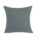 Grey throw pillow case, minimalist Nordic solid color cushion cover for home sofa and hotel decor. - BZ20266277-20 / Single-Sided Linen Cushion Cover; Without Insert; 35*35cm