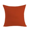 Nordic solid color throw pillow cover, minimalist rust red cushion case for home sofa decor. - BZ20266277-36 / Single-Sided Linen Cushion Cover; Without Insert; 35*35cm