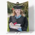 Coperta in flanella personalizzata per laurea morbida e accogliente per divano casa - ZM202502024-26