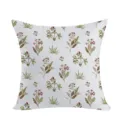 Discover our minimalist floral throw pillow cover, elegant botanical square cushion case. - Peach Skin Pillow Cover / 45x45cm / Floral Style 2