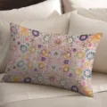 Vintage Persian ethnic style throw pillow cover for sofa bed couch and living room decor. - Single-Sided Peach Skin Pillowcase (50x30cm) / ZB202502014-2
