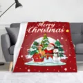 Coperta in pile flanella di Natale per divano soggiorno dormitorio morbida calda decoro - ZM202502024-16