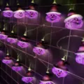 Halloween LED string lights purple witch ghost decorative hanging lights for party decor - Grinning Witch String Lights / 1.5m 10LED Battery